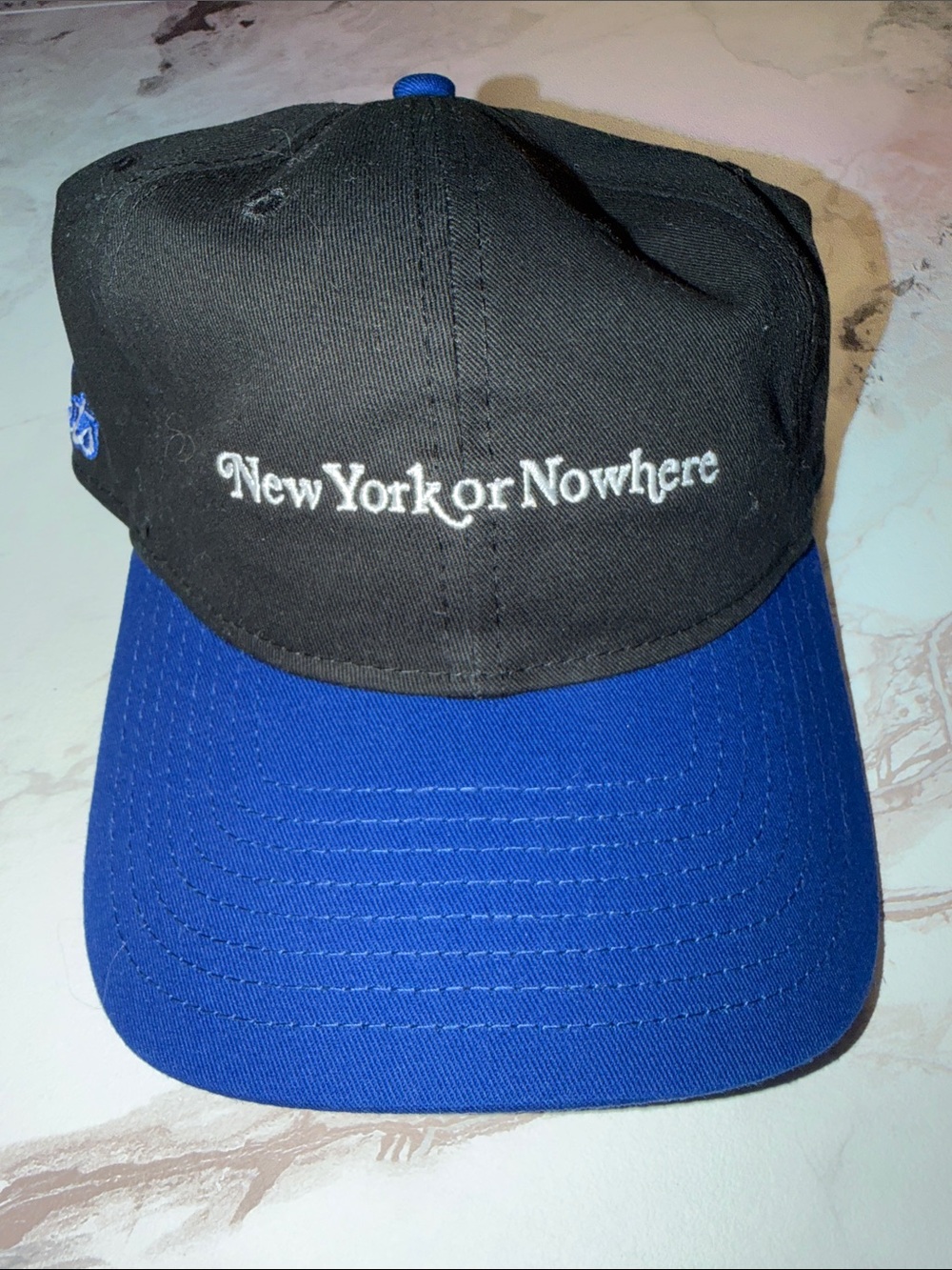 New York or Nowhere Black & Blue Baseball Cap